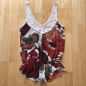 Abercrombie & Fitch Top with Lace Detail